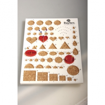 71932000 - 4006166232886 - Rayher - Gabarit pour le quilling Plaque de liège - 4