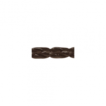 8300105 - 4006166157097 - Rayher - Ruban tressé en cuir synth. Idéal pour Bracelet 3mm Brun 1,5m