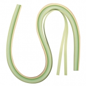 Papier pour Quilling 6 mm Vert et beige 100 pièces