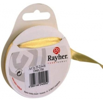 5521406 - 4006166242052 - Rayher - Ruban satin Doré 10 mm 10 m