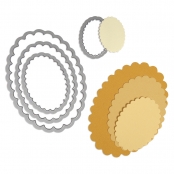Matrice découpe (Die) Framelits Sizzix Ovale (ondulé) 657564