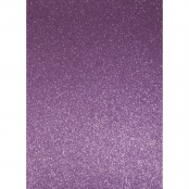 Papier cartonné pailleté A4 Lilas tendre