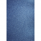 Papier cartonné pailleté A4 Bleu azur