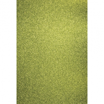 57991412 - 4006166232466 - Rayher - Papier cartonné pailleté A4 Vert mai - 2