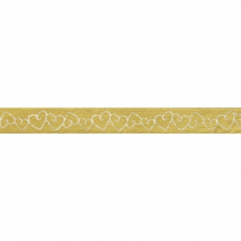 58098616 - 4006166232015 - Rayher - Masking tape 1,5 cm Coeur doré - 2