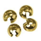 Perle cache noeud Doré Ø 4mm Ø 3 pièces