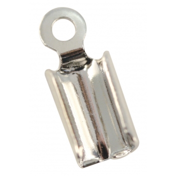 2239621 - 4006166369445 - Rayher - Embout de cordon Argenté 4 mm 4 pièces