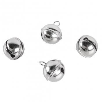 2503421 - 4006166563355 - Rayher - Grelot / Clochette Argenté Ø 29 mm 4 pièces