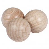 Boule en bois ø  15 mm Non-percée 15 pièces