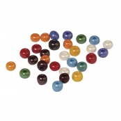 Perle en verre Grand trou Ø 5,4 mm Assortiment