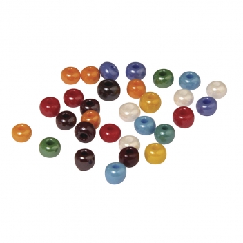 1418449 - 4006166240676 - Rayher - Perle en verre Grand trou Ø 5,4 mm Assortiment