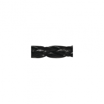 8300101 - 4006166157080 - Rayher - Ruban tressé en cuir synth. Idéal pour Bracelet 3mm Noir 1,5m