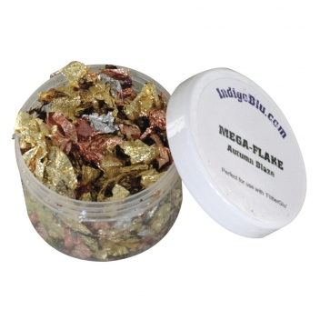 58804000 - 0608641990669 - IndigoBlu - Dorure Flocons Deco Métal Autumn Blaze 1,5 g