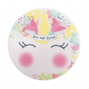Déco Azyme Disque Licorne 15 cm