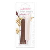Stylos Goût Choco / Choco Blanc 2X25G 2 pièces