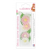 Marguerites et Feuilles Vertes Azyme