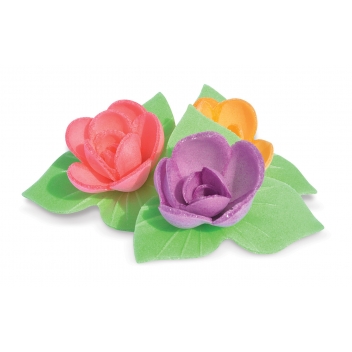 2263 - 3700392422639 - Scrapcooking - Décos Azyme 8 Mini-Roses Corolles - France