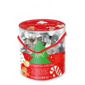 Emporte-pièces Alimentaire Acier Noël 18 pièces
