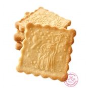 Tampon Biscuit Bois Forêt Enchantée + Découpoir