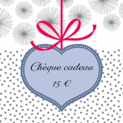 Chèque cadeau 15 €