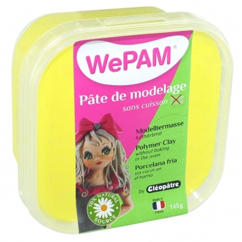 PFWYEL-145 - 3134725001077 - WePam - Porcelaine froide à modeler WePam 145 g Jaune - France