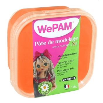PFW1575-145 - 3134725004061 - WePam - Porcelaine froide à modeler WePam 145 g Orangé - France