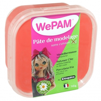 PFW185-145 - 3134725001091 - WePam - Porcelaine froide à modeler WePam 145 g Rouge - France