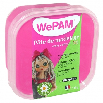 PFW212-145 - 3134725004085 - WePam - Porcelaine froide à modeler WePam 145 g Rose fuchsia - France