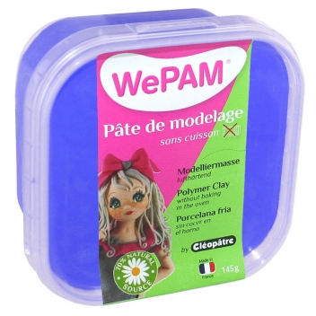 PFWBLU-145 - 3134725001664 - WePam - Porcelaine froide à modeler WePam 145 g Bleu royal - France
