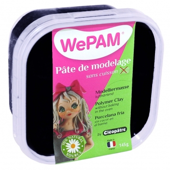 PFWBLK-145 - 3134725001671 - WePam - Porcelaine froide à modeler WePam 145 g Noir - France