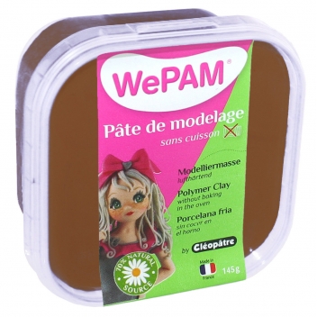 PFW7596-145 - 3134725004177 - WePam - Porcelaine froide à modeler WePam 145 g Chocolat - France
