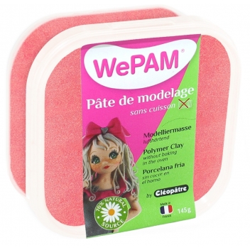 PFWN185-145 - 3134725007925 - WePam - Porcelaine froide à modeler WePam 145 g Rouge nacré - France