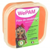 Porcelaine froide à modeler WePam 145 g Orange fluo
