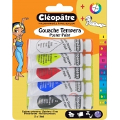 Gouache 10 ml 5 tubes