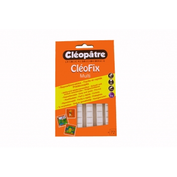 CP96 - 3134728100968 - Cléopâtre - Gomme adhésive repositionnable Cléofix 84 pastilles
