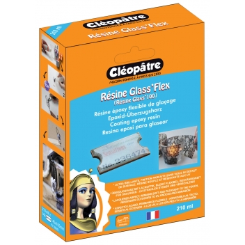 LCC20-240-E1 - 3134725000827 - Cléopâtre - Résine Glass'Flex avec accessoires 240 ml - France - 3