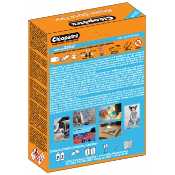 LCC20-240-E1 - 3134725000827 - Cléopâtre - Résine Glass'Flex avec accessoires 240 ml - France