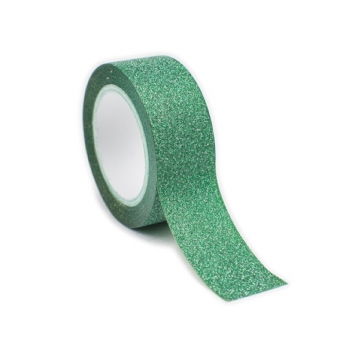 250121 - 3700043025219 - Ammi - Masking Tape pailleté 1,5 cm Vert