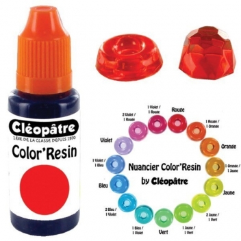 COL15-12 - 3134725009448 - Cléopâtre - Pigment colorant Color'Resin Rouge - France