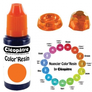 COL15-15 - 3134725009431 - Cléopâtre - Pigment colorant Color'Resin Orange - France - 2