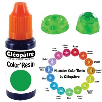 COL15-16 - 3134725009479 - Cléopâtre - Pigment colorant Color'Resin Vert - France - 2