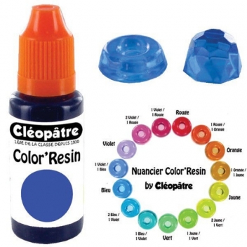 COL15-5 - 3134725009462 - Cléopâtre - Pigment colorant Color'Resin Bleu - France - 2