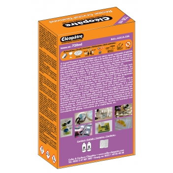 LCC19-720 - 3134725001350 - Cléopâtre - Résine d'inclusion Crystal'Diamond et accessoires 720ml - France