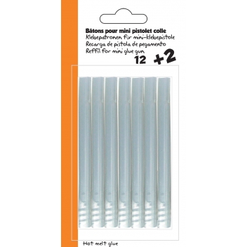 PO14PPRCT - 3134725005181 - Cléopâtre - Recharge colle universelle en baton pour pistolet 14 pièces