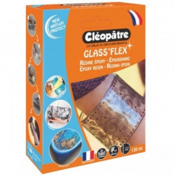 LCC20-150-E1 - 3134725000803 - Cléopâtre - Résine Glass'flex Coffret 130 ml - France - 3