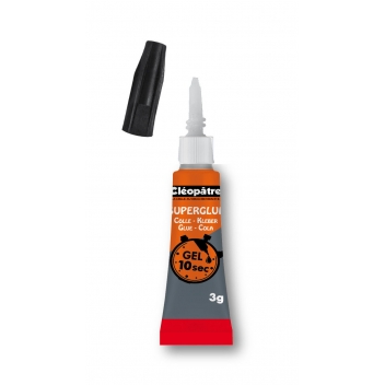 BLSGG-3 - 3134725012189 - Cléopâtre - Super Glue Formule Gel Super\'Cléo Séchage rapide - 2