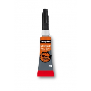 BLSGL-3 - 3134725012196 - Cléopâtre - Super Glue Formule Liquide Super\'Cléo Séchage rapide - 2