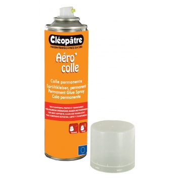 ACP250 - 3134729102503 - Cléopâtre - Colle spray Aéro'colle permanente 250 ml - France - 2
