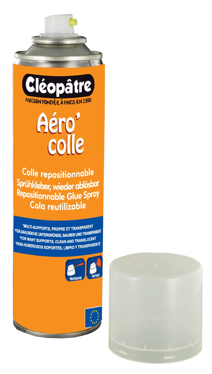 Colle spray Aéro'colle repositionnable 250 ml - Cléopâtre ref ACR250
