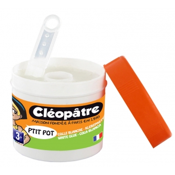 CB100 - 3134721000852 - Cléopâtre - Colle P'tit pot cléopâtre avec spatule intégrée 85 g - France